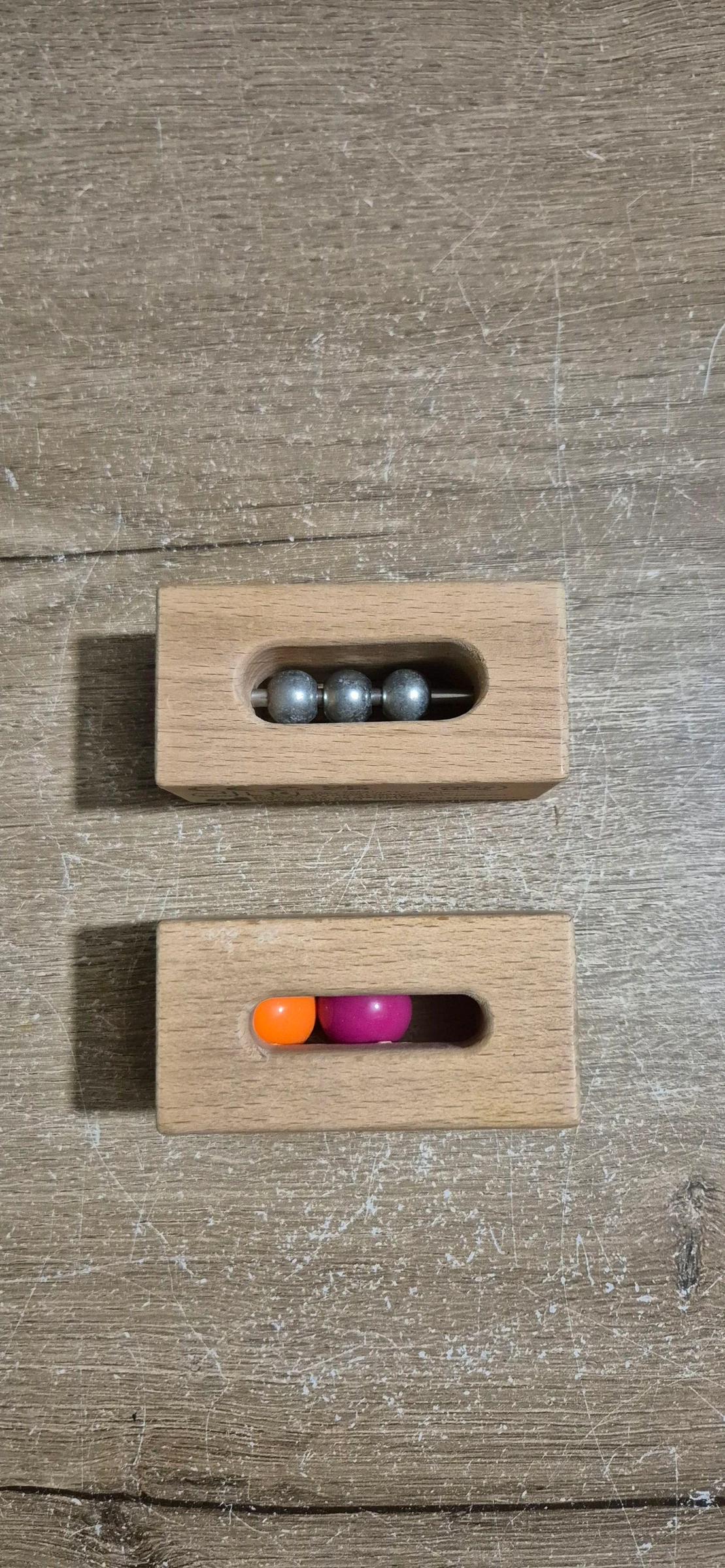 Blocs sensoriels en bois 